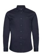 Hawthorne Ls Shirt Tops Shirts Casual Navy AllSaints