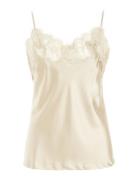 Verina Tops Blouses Sleeveless Cream Dea Kudibal