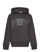 Over Printed Hoody Tops Sweat-shirts & Hoodies Hoodies Black Tom Tailo...