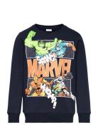 Nkmfinnegan Marvel Sweat Unb Mar Tops Sweat-shirts & Hoodies Sweat-shi...