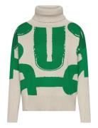 Chunky Turtle Knit, Sense Tops Knitwear Turtleneck Green Papu