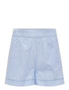 Kogsmilla Striped Shorts Wvn Bottoms Shorts Blue Kids Only