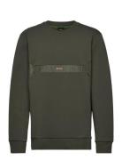 Salbon Sport Sweat-shirts & Hoodies Sweat-shirts Khaki Green BOSS