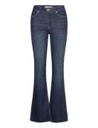 Medium-Rise Flared Jeans Bottoms Jeans Flares Blue Mango