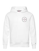 Hilfiger Roundel Hoody Tops Sweat-shirts & Hoodies Hoodies White Tommy...