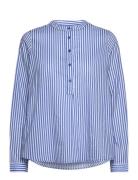 Luxll Shirt Ls Tops Shirts Long-sleeved Blue Lollys Laundry