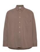 Over D Tencel Shirt Designers Shirts Casual Brown Hope