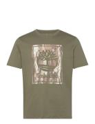 Stack Logo Camo Short Sleeve Tee Cassel Earth Designers T-shirts Short...