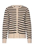 Sissy Merino Jacket Tops Knitwear Cardigans Beige Ella&il