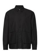 Eivind Pocket Shirt Designers Shirts Casual Black HOLZWEILER