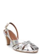 Banie 75 Shoes Heels Pumps Classic Silver Anonymous Copenhagen