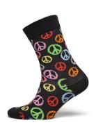 Peace Sock Lingerie Socks Regular Socks Black Happy Socks