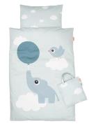 Sengesæt Junior Int Elphee Blå Home Sleep Time Bed Sets Blue D By Deer