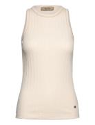 Mmmendez Tank Top Tops T-shirts & Tops Sleeveless Cream MOS MOSH