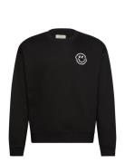 Rrvincent Sweat Tops Sweat-shirts & Hoodies Sweat-shirts Black Redefin...