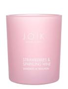 Joik Home & Spa Scented Candle Strawberry & Sparkling Wine Tuoksukyntt...