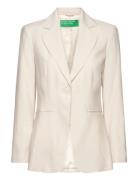 Jacket Blazers Single Breasted Blazers Cream United Colors Of Benetton