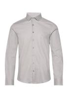 Twill Easy Care Slim Shirt Tops Shirts Business Grey Calvin Klein