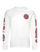 Rob Evolution Tops T-shirts Long-sleeved White Santa Cruz