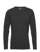 Long Sleeve Slim Tops T-shirts Long-sleeved Black Bread & Boxers