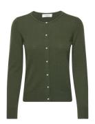 Cashmere Cardigan Tops Knitwear Cardigans Green Rosemunde