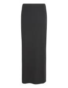 Low Waist Maxi Skirt Pitkä Hame Black Gina Tricot