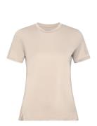 Borg T-Shirt Sport T-shirts & Tops Short-sleeved Beige Björn Borg