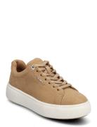 Women Lace-Up Matalavartiset Sneakerit Tennarit Beige Tamaris