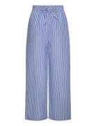 Moon Pants Stripe Bottoms Trousers Wide Leg Blue Moshi Moshi Mind