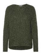 Frspotta Pu 2 Tops Knitwear Jumpers Green Fransa