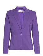 Zella Blazer Blazers Single Breasted Blazers Purple InWear