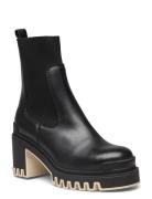 Ika Shoes Boots Ankle Boots Ankle Boots With Heel Black Pavement