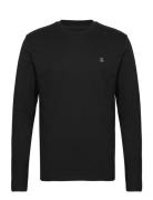 T-Shirts Long Sleeve Tops T-shirts Long-sleeved Black Marc O'Polo