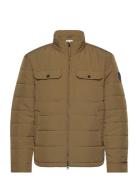 Channel Quilted Jacket Tikkitakki Brown GANT