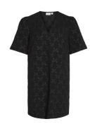 Vinanna 2/4 Sleeve Dress Lyhyt Mekko Black Vila