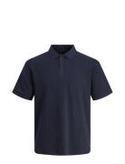 Jprblucliff Ss Polo Ln Tops Polos Short-sleeved Blue Jack & J S