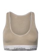 Unlined Bralette Lingerie Bras & Tops Soft Bras Bralette Green Calvin ...