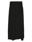 Mlerica Jrs Midi Skirt Polvipituinen Mekko Black Mamalicious