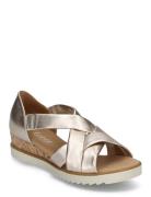 Wedge Sandal Matalapohjaiset Sandaalit Gold Gabor