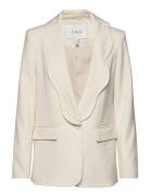 Yassim Ls Blazer - Celeb Blazers Single Breasted Blazers Cream YAS