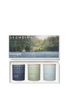 Escape Mini Candle Giftset 65G X 3 Tuoksukynttilä Nude Skandinavisk