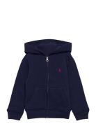 Cotton-Blend-Fleece Hoodie Tops Sweat-shirts & Hoodies Hoodies Blue Ra...