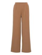 Brooklyn Pants Bottoms Trousers Wide Leg Beige Noella