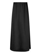 Odile Maxi Skirt Polvipituinen Hame Black Second Female