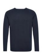 Basic Knit Pullover Tops Knitwear Round Necks Navy Tom Tailor