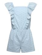 Kogelly Emb Playsuit Wvn Jumpsuit Haalari Blue Kids Only