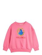 Parrot Emb Sweatshirt Tops Sweat-shirts & Hoodies Sweat-shirts Pink Mi...