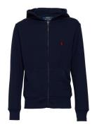 Cotton-Blend-Fleece Hoodie Tops Sweat-shirts & Hoodies Hoodies Blue Ra...