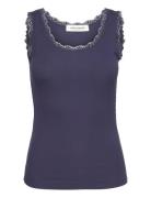 Top Tops T-shirts & Tops Sleeveless Blue Sofie Schnoor