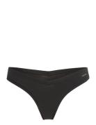 Flex Thong Stringit Alusvaatteet Black Organic Basics